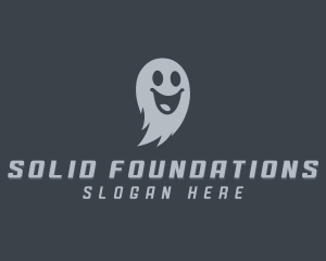 Scary Halloween Ghost logo