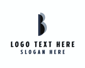 Stylish Studio Letter B logo