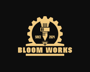 Industrial Laser Engraving logo design