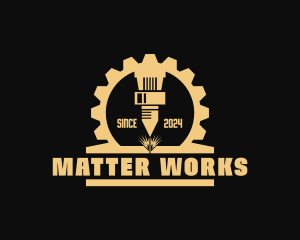 Industrial Laser Engraving logo design