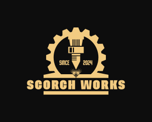 Industrial Laser Engraving logo design