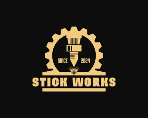 Industrial Laser Engraving logo design