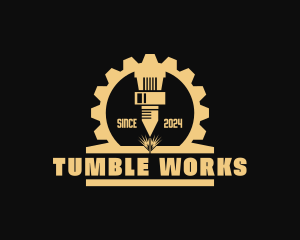 Industrial Laser Engraving logo design