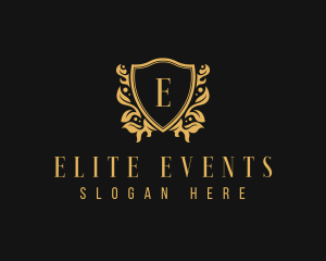 Event Decorative Shield logo design