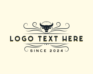 Texas Rodeo Bull Logo