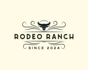 Texas Rodeo Bull logo design