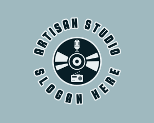 Radio Music Studio logo design