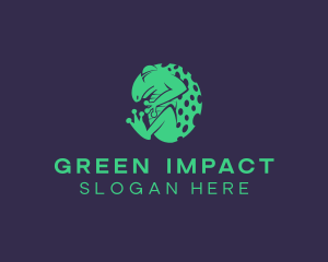 Green Frog Toad logo