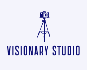 Tripod Camera Lens logo
