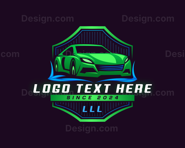 Automotive Car Wash Logo