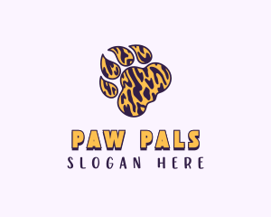 Feline Tiger Paw logo