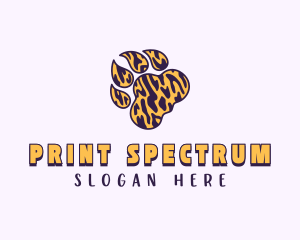 Feline Tiger Paw logo design