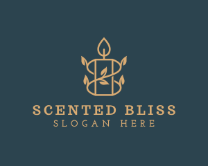 Scented Candle Spa logo design