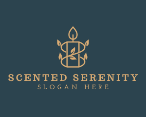 Scented Candle Spa logo design