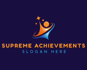 Human Star Success logo design