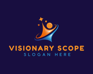 Human Star Success logo design