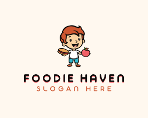 Kid Snack Restaurant logo design