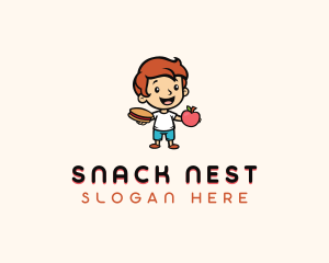 Kid Snack Restaurant logo design