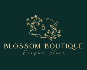 Beauty Salon Flower Boutique logo design