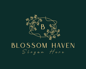 Beauty Salon Flower Boutique logo design
