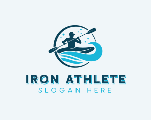 Athletic Kayaking Tournament logo design