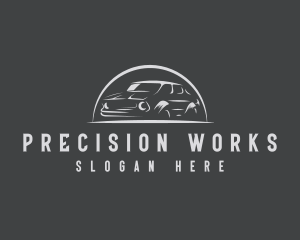 Detailing Race Car logo design