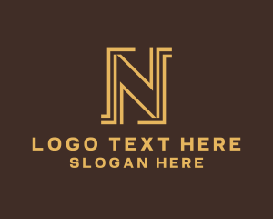 Upscale Boutique Letter N logo