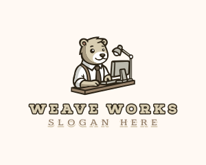 Bear Office Employee logo design