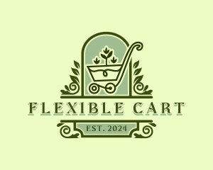 Wheelbarrow Garden Landscaping logo design