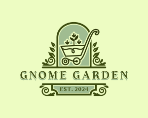 Wheelbarrow Garden Landscaping logo design