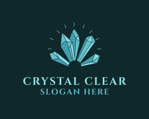 Crystal Gem Stone  logo design