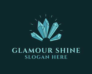 Crystal Gem Stone  logo design