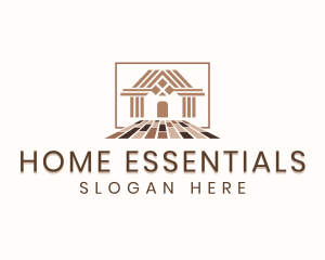 Home Flooring Tile logo design