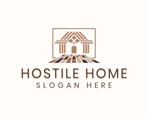 Home Flooring Tile logo design