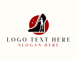 Female High Heel Shoe logo