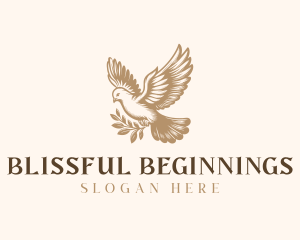 Peace Dove Wings logo