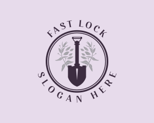 Landscaping Shovel  Logo