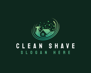 Clean Sanitation Maintenance logo design