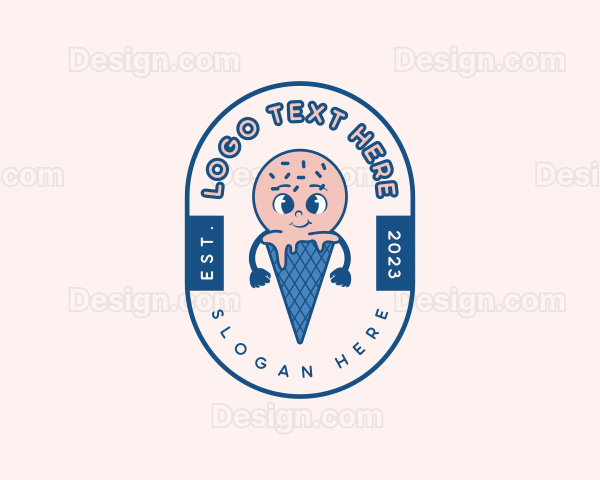 Dessert Ice Cream Logo