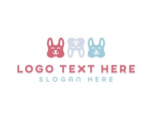 Dental Bunny Teeth logo