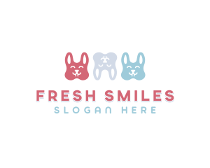 Dental Bunny Teeth logo