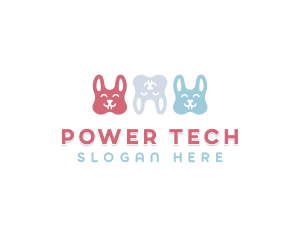 Dental Bunny Teeth logo