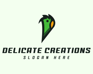 Parrot Aviary Letter P logo design