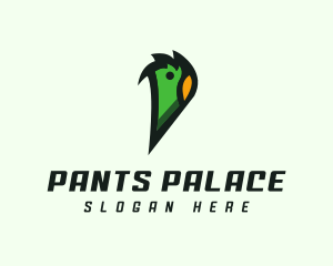 Parrot Aviary Letter P logo design