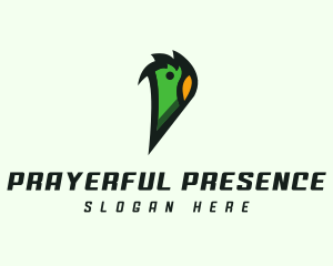 Parrot Aviary Letter P logo design