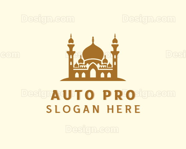 Arabic Mosque Architecture Logo