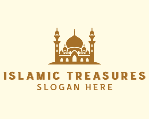 Arabic Mosque Architecture logo design