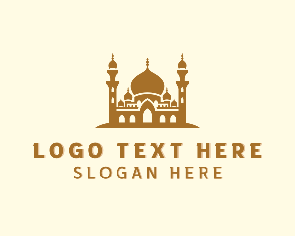 Arabic Mosque Architecture logo