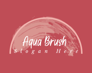 Feminine Watercolor Arch logo design