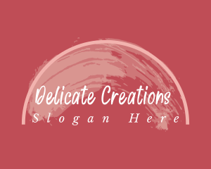 Feminine Watercolor Arch logo design